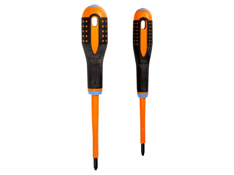 Bahco BE-9890S ERGO VDE Insulated Screwdriver Set, 2 Piece BAH9890S