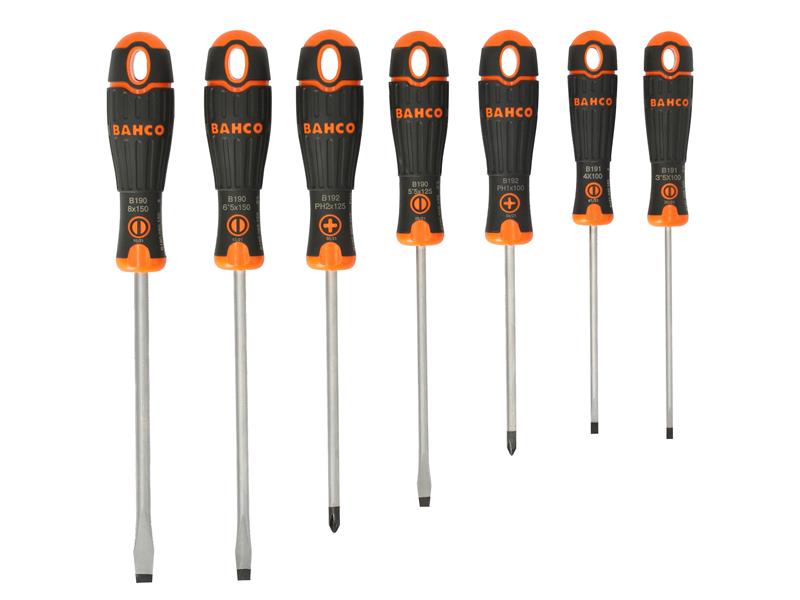 Bahco B219.017 BAHCOFIT Screwdriver Set, 7 Piece BAHB219017