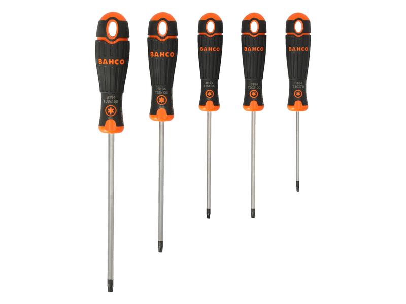 Bahco B219.025 BAHCOFIT TORX Screwdriver Set, 5 Piece BAHB219025