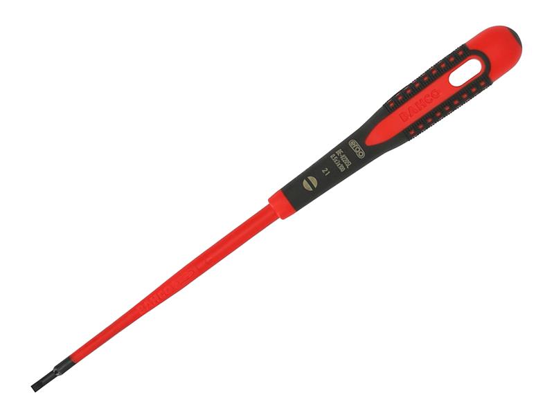 Bahco ERGO Slim VDE Insulated Slotted Screwdriver 3.0 x 100mm BAHBE8220SL