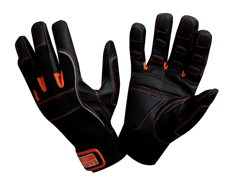 Bahco Power Tool Padded Palm Gloves - L (Size 10) BAHGL01010