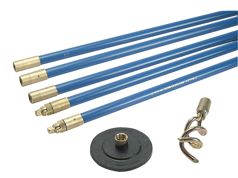 Bailey Products 1323 Lockfast 3/4in Drain Rod Set 2 Tools BAI1323