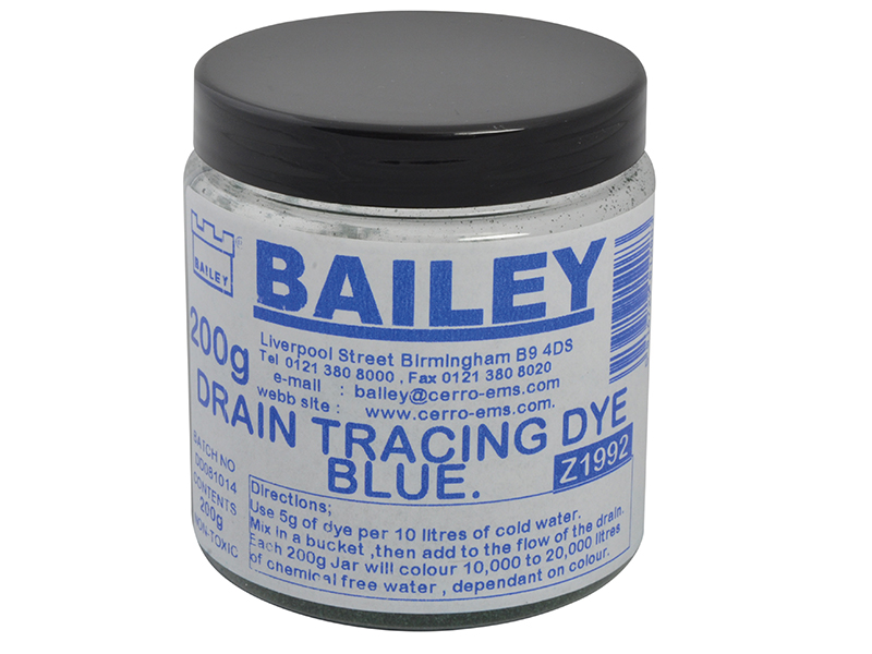 Bailey Products 1992 Drain Tracing Dye - Blue BAI1992