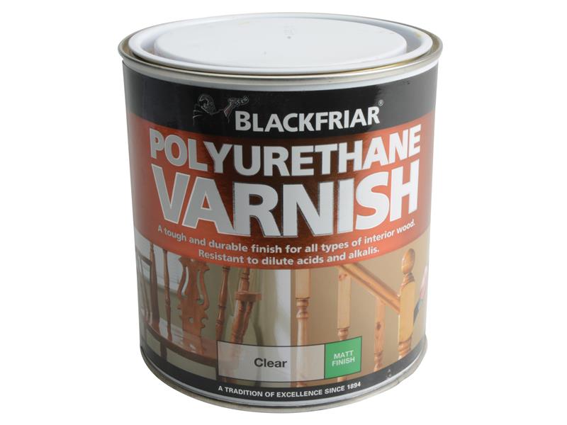 Blackfriar Polyurethane Varnish P101 Clear Matt 1 litre BKFPCMV1L