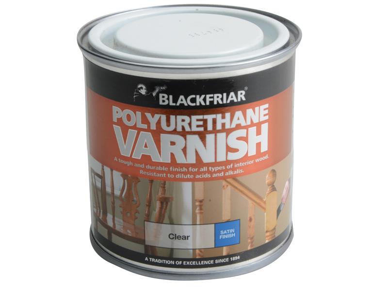 Blackfriar Polyurethane Varnish P100 Clear Satin 250ml BKFPCSV250