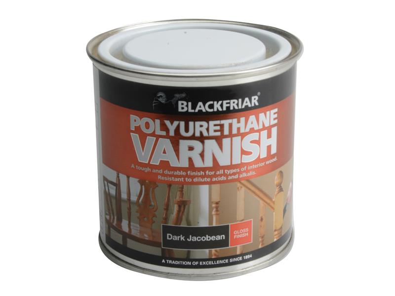 Blackfriar Polyurethane Varnish P85 Dark Jacobean Gloss 250ml BKFPVGDJ250