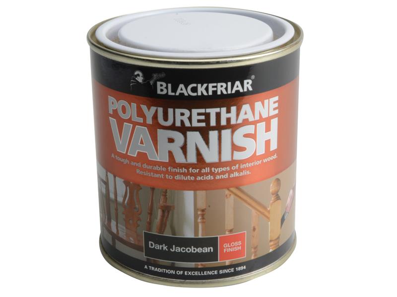 Blackfriar Polyurethane Varnish P85 Dark Jacobean Gloss 500ml BKFPVGDJ500