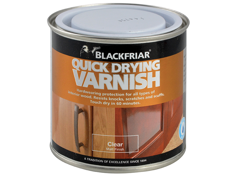 Blackfriar Quick Drying Duratough Interior Varnish Clear Matt 500ml BKFQDDVCM500