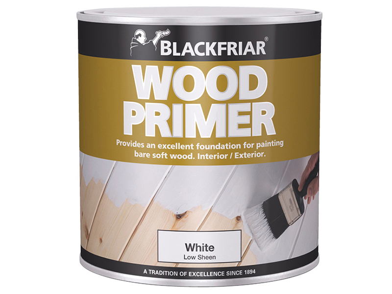 Blackfriar Wood Primer White 250ml BKFWPW250