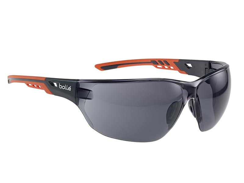 Bolle Safety NESS+ PLATINUM Safety Glasses - Smoke BOLNESSPPSF