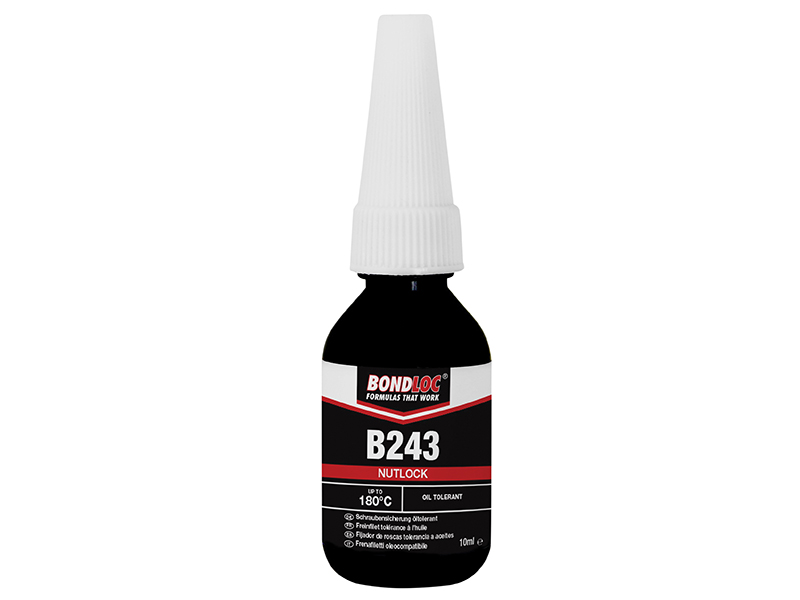 Bondloc B243 Nutlock Medium Strength Threadlocker 10ml BONB24310