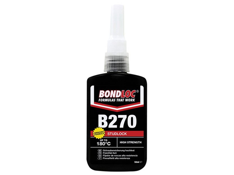 Bondloc B270 Studlock High Strength Threadlocker 50ml BONB27050