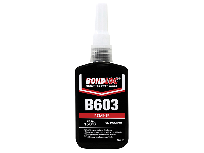 Bondloc B603 Oil Tolerant Retaining Compound 50ml BONB60350