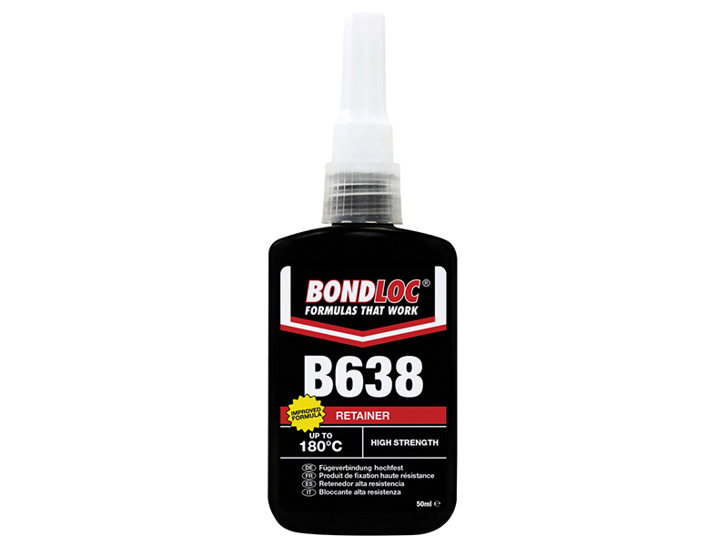 Bondloc B638 High Strength Retaining Compound 50ml BONB63850