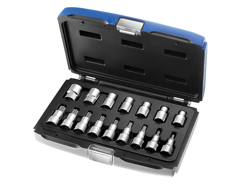 Expert 1/2in Drive TORX Socket Set, 16 Piece BRIE032907B