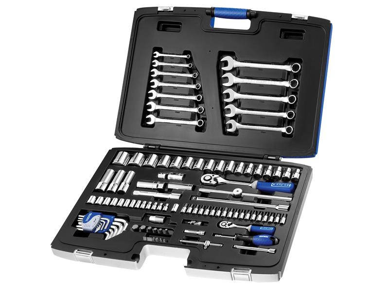 Expert 1/4 &amp; 1/2in Drive Socket &amp; Spanner Set, 101 Piece BRIE032911B