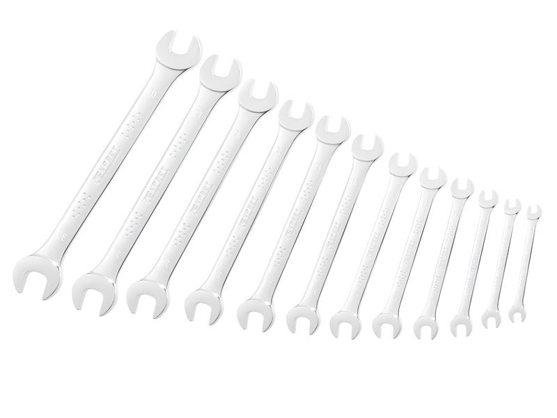 Expert Open End Spanner Set 12 Piece Metric 6 to 32mm BRIE117381B