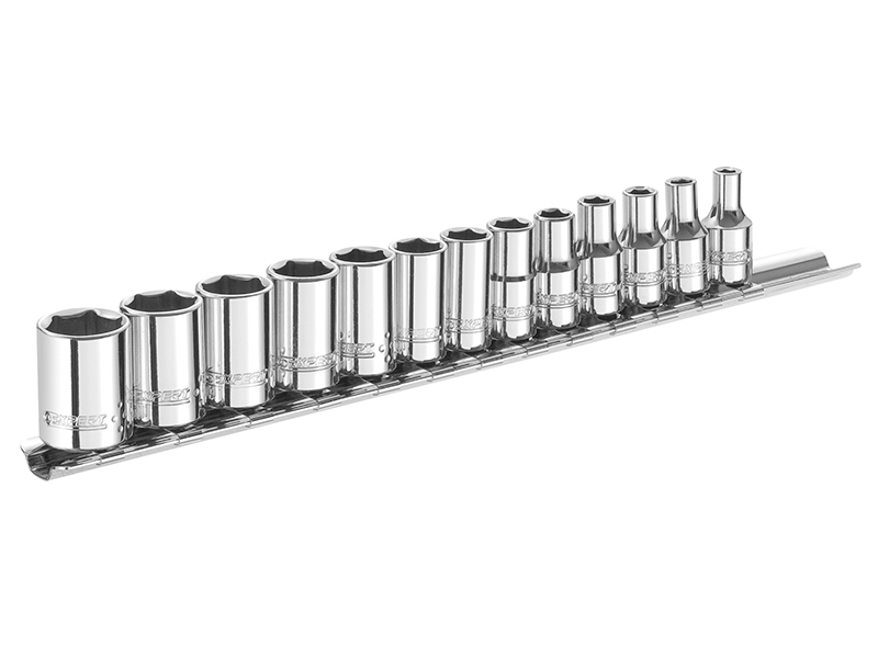 Expert 1/4in Drive Socket Set, 13 Piece BRIE194675B