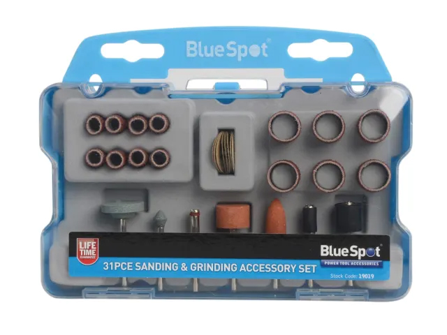 Blue Spot Sanding &amp; Grinding Accessory 31 Piece Kit - 19019