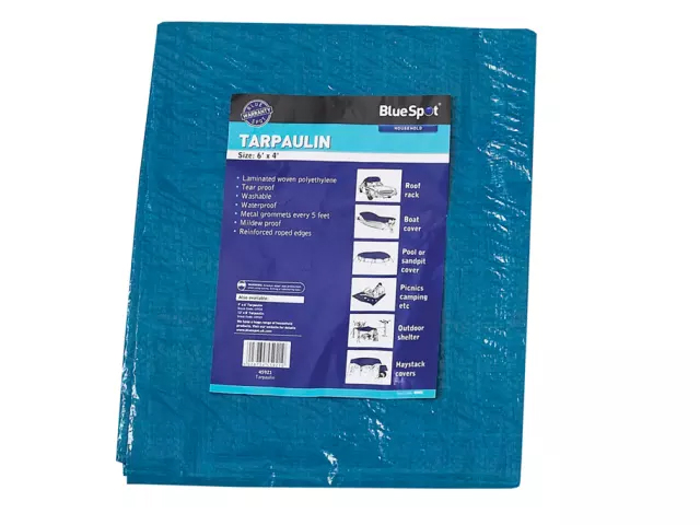 Blue Spot Tarpaulin 1.9 Metre x 2.9 Metre (6ft x 9ft) - 45922