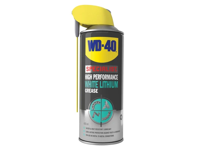WD-40 Specialist Whte Lithium Grease Smart Straw 400ml - 44391