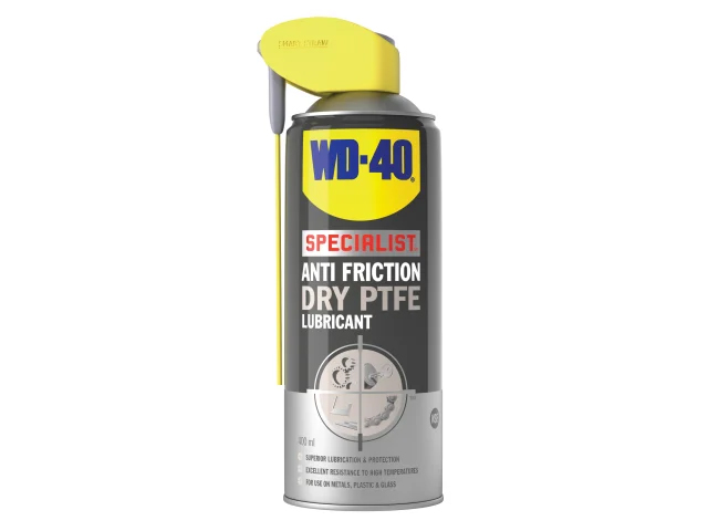 WD-40 Specialist Dry Anti Friction PTFE Aerosol Smart Straw 400ml - 44395
