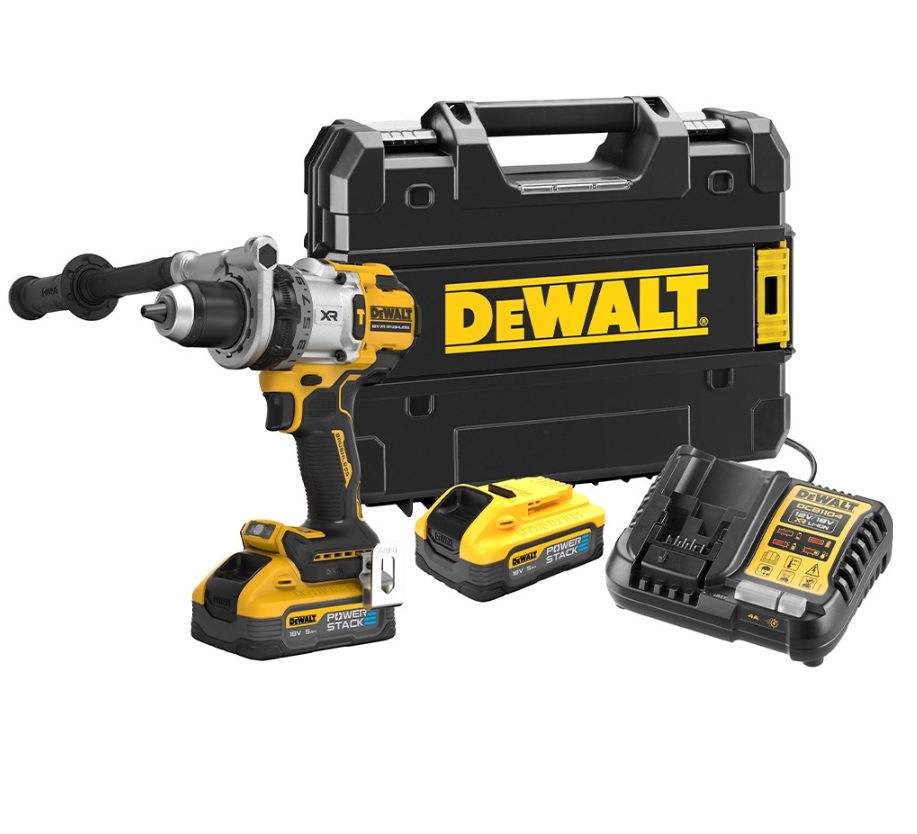 Dewalt 18V XR Flexvolt Advantage High Power Combi Drill - DCD1007H2T - 5.0ah Pack