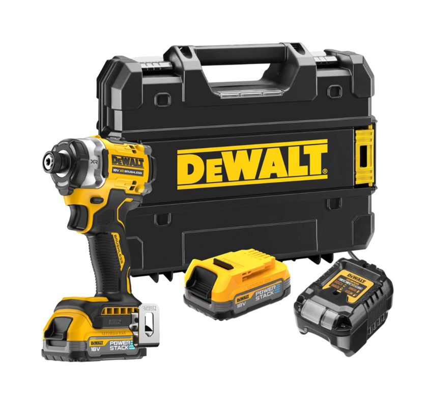 Dewalt 18V XR Brushless Premium Impact Driver - DCF860E2T - 1.7ah Pack