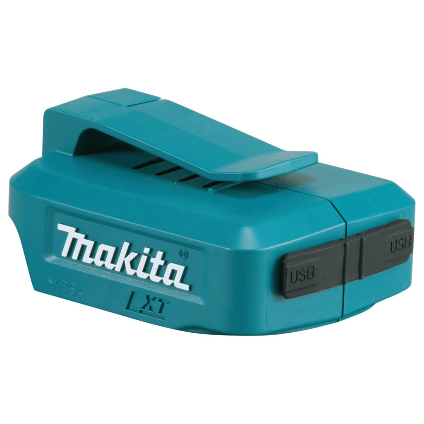 Makita Li-Ion Twin USB Adapter 14.4V & 18V - Power Port Adapter - DEAADP05
