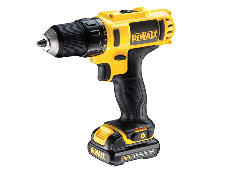 DeWALT Power Tools DCD710D2 Sub-Compact Drill Driver 10.8V 2 x 2.0Ah Li-ion DEWDCD710D2