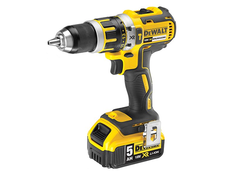 DeWALT Power Tools DCD795P1 Brushless Hammer Drill Driver 18V 1 x 5.0Ah Li-ion DEWDCD795P1