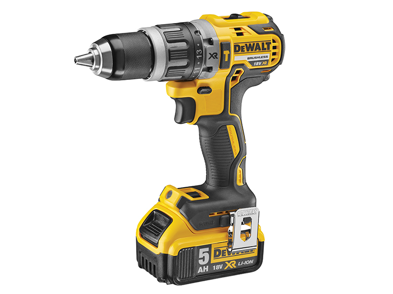 DeWALT Power Tools DCD796P1 XR Brushless Combi Drill 18V 1 x 5.0Ah Li-ion DEWDCD796P1