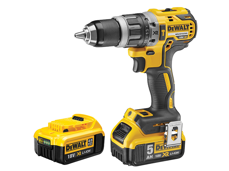 DeWALT Power Tools DCD796P2 XR Brushless Combi Drill 18V 2 x 5.0Ah Li-ion DEWDCD796P2