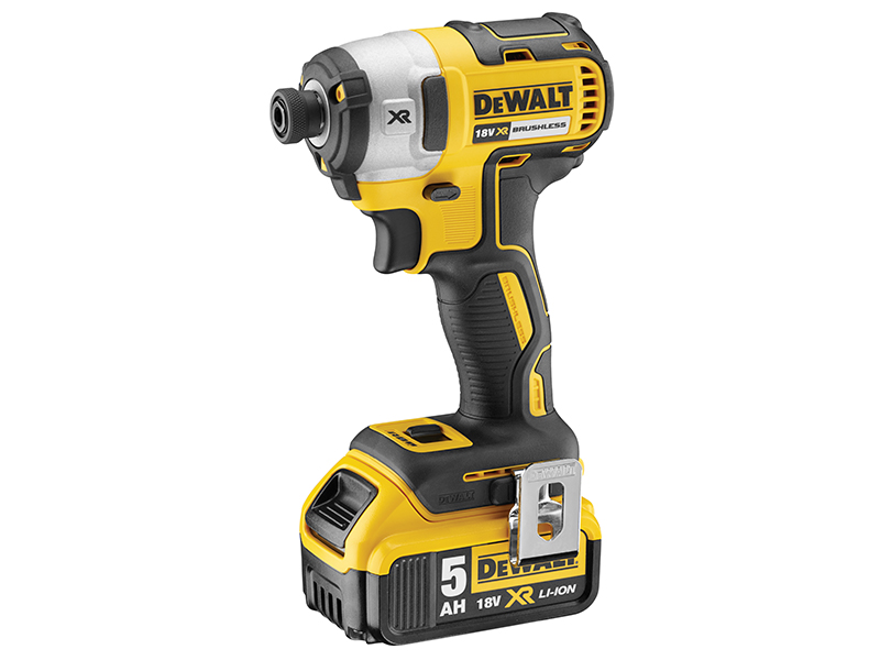 DeWALT Power Tools DCF887P2 XR Brushless 3 Speed Impact Driver 18V 2 x 5.0Ah Li-ion DEWDCF887P2