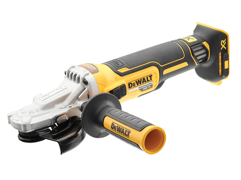 DeWALT Power Tools DCG405FN XR Brushless Flat Head Grinder 125mm 18V Bare Unit DEWDCG405NF
