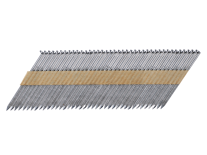 DeWALT Power Tools DNPT28R50 Galvanised 33 Angle Ring Shank Nails 2.8 x 50mm (Pack 2200) DEWDNPT28R50