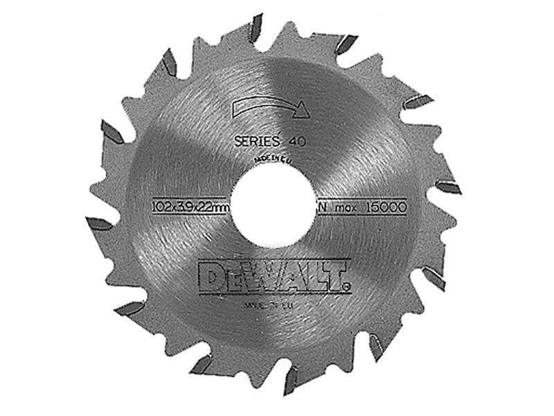 DeWALT Power Tools DT1306 Extreme Biscuit Jointer Blade 102 x 22 x 12 Tooth DEWDT1306QZ