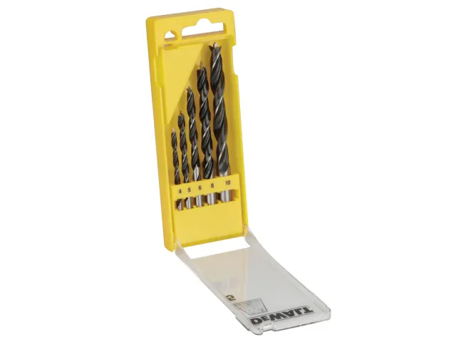Dewalt Brad Point Drill Bit Set 5 Piece- 4-10mm - DT4535-QZ