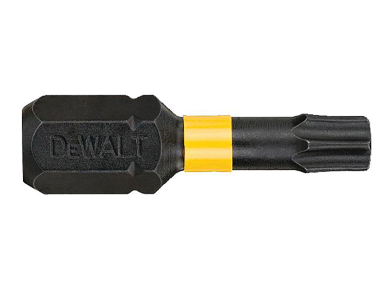DeWALT Power Tools Impact Torsion Bits TX25 x 25mm (Pack 5) DEWDT7382TQZ