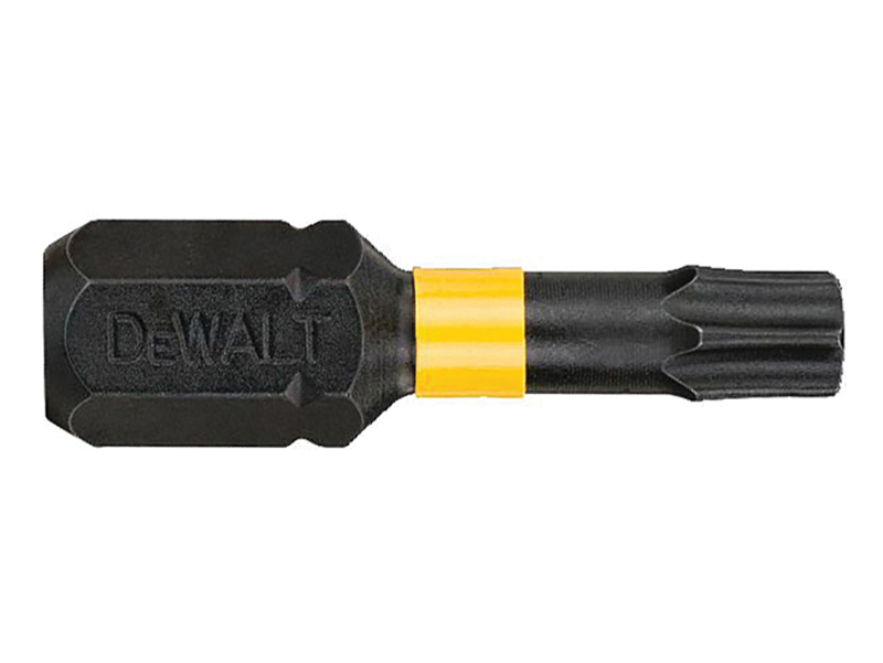 DeWALT Power Tools Impact Torsion Bits TX30 x 25mm (Pack 5) DEWDT7384TQZ
