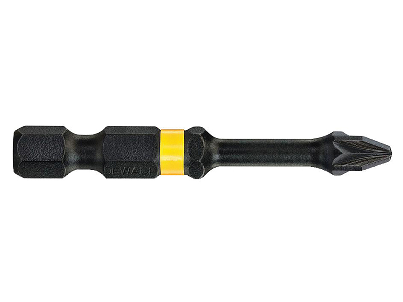 DeWALT Power Tools Extreme Impact Torsion Bits PZ2 x 50mm (Pack 5) DEWDT7391TQZ