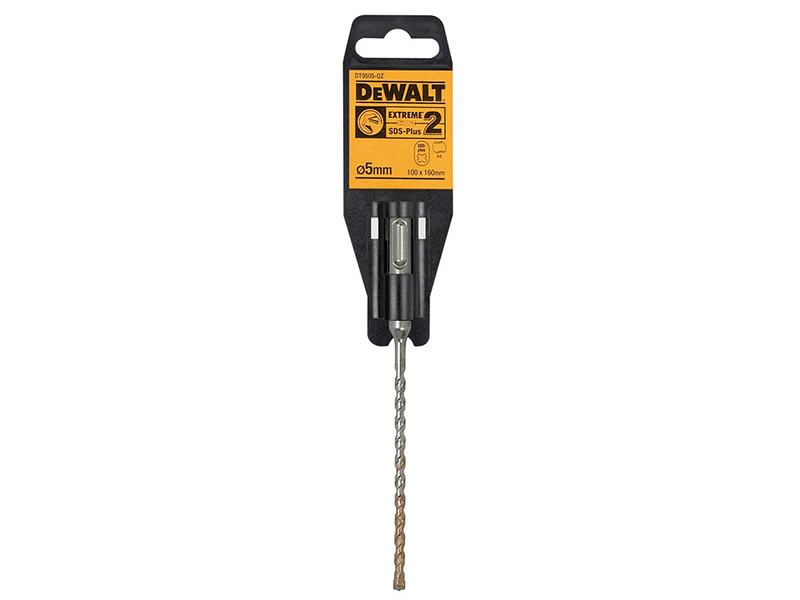 DeWALT Power Tools SDS Plus EXTREME 2 Drill Bit 5 x 160mm DEWDT9505QZ