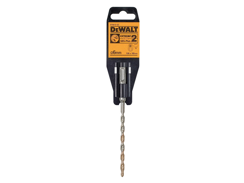 DeWALT Power Tools SDS Plus EXTREME 2 Drill Bit 6 x 160mm DEWDT9515QZ