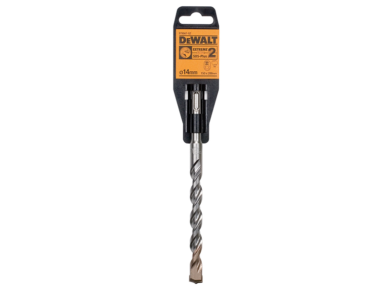DeWALT Power Tools SDS Plus EXTREME 2 Drill Bit 14 x 200mm DEWDT9567QZ