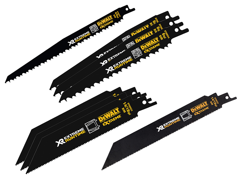 DeWALT Power Tools DT99551 XR Reciprocating Saw Blade Set, 8 Piece DEWDT99551QZ