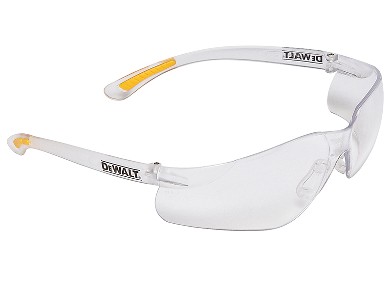 DeWALT Power Tools Contractor Pro ToughCoat Safety Glasses - Clear DEWSGCPC