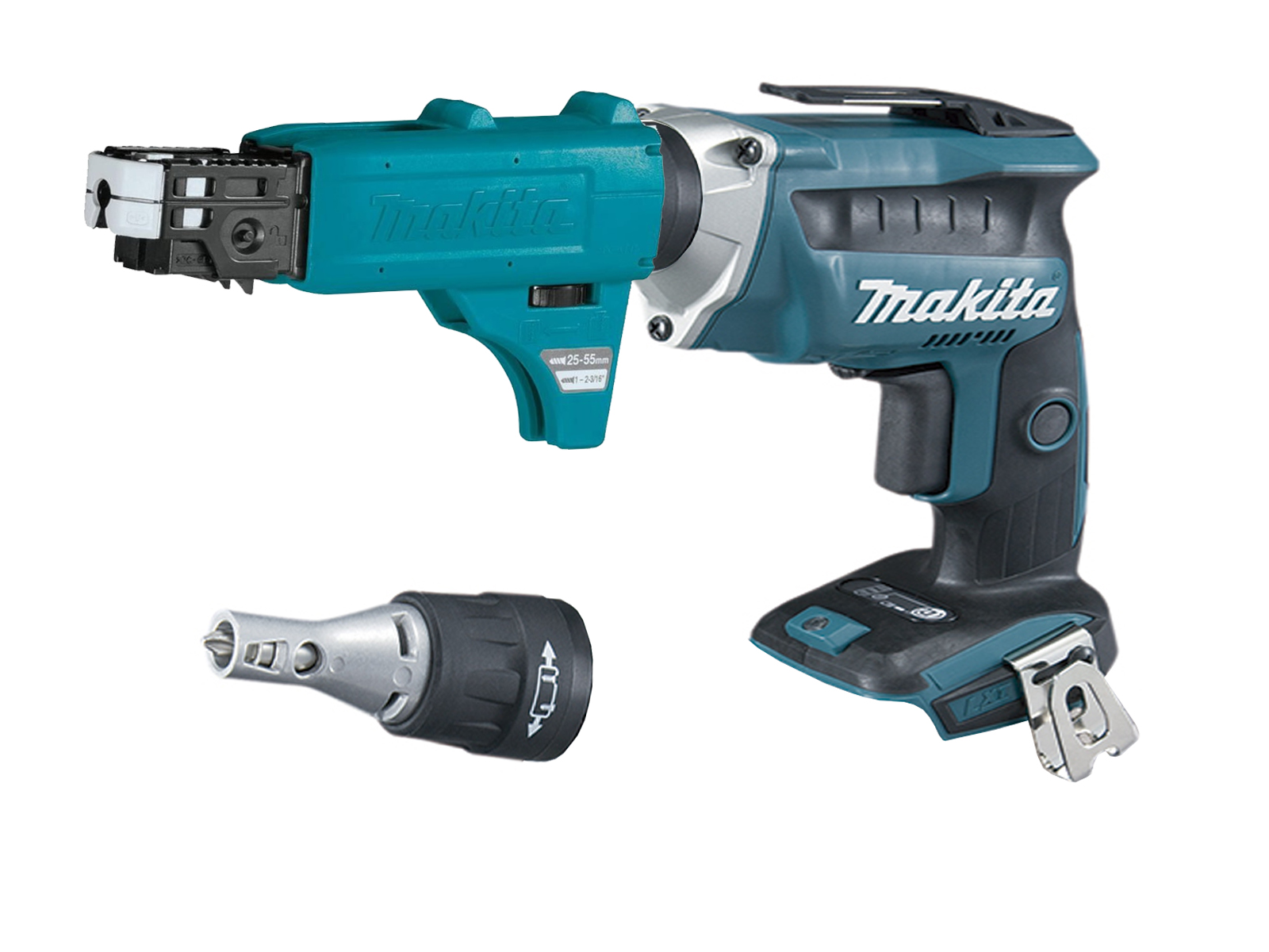 Makita DFS452F 18V Brushless Drywall Screwdriver & Collated Attachment - Body Only