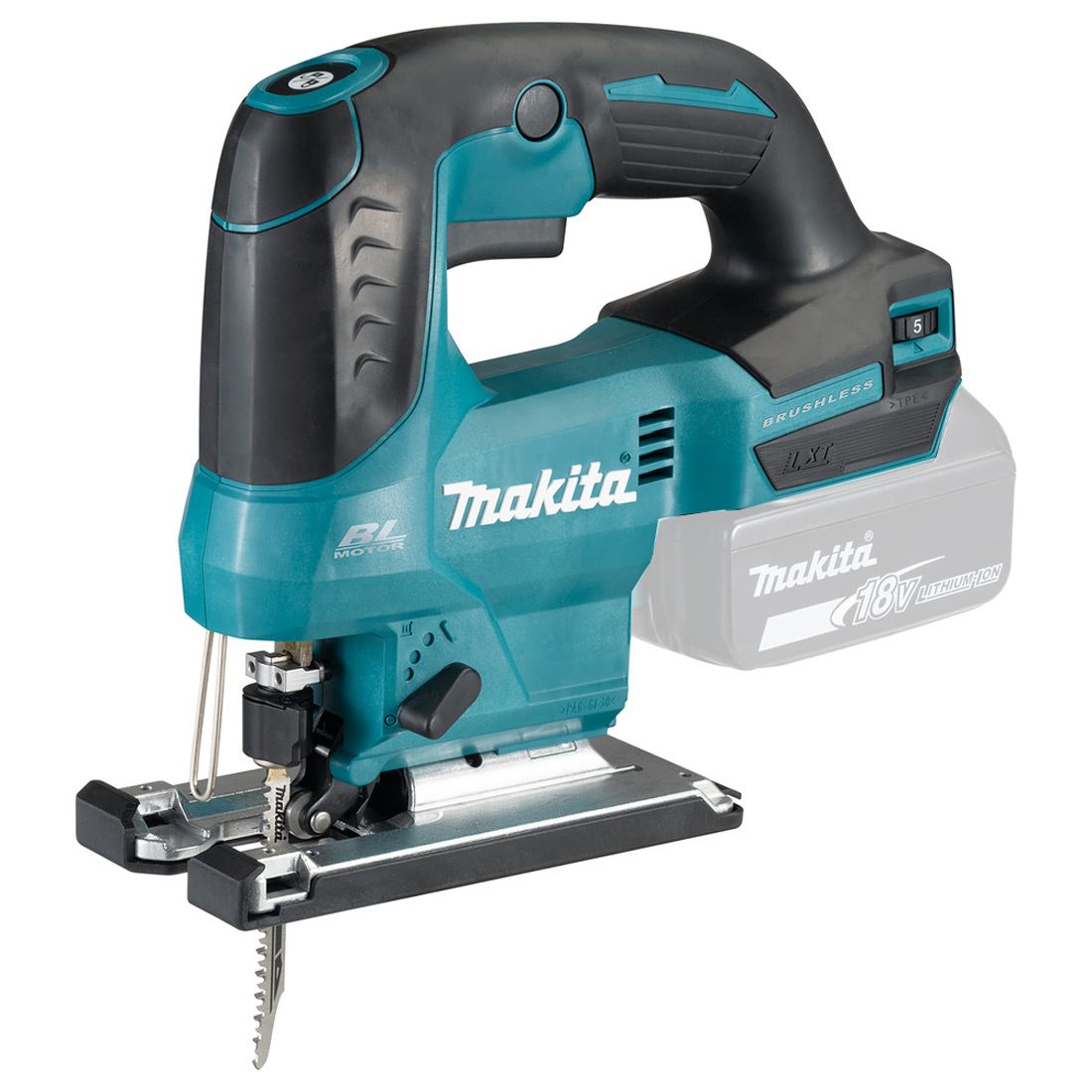 Makita 18v Brushless Compact Jigsaw Top Handle - DJV184Z - Body Only