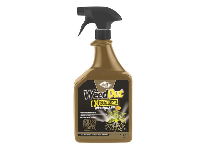 DOFF WeedOut Xtra Tough Weedkiller RTU 1 litre DOFFFQA00DOF