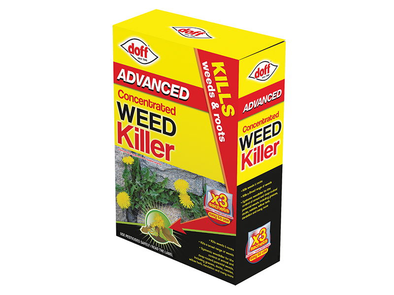 DOFF Advanced Concentrated Weedkiller 3 Sachet DOFFY003